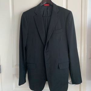 ISAIA Aquaspider Suit, flat BLACK! Rare 44L